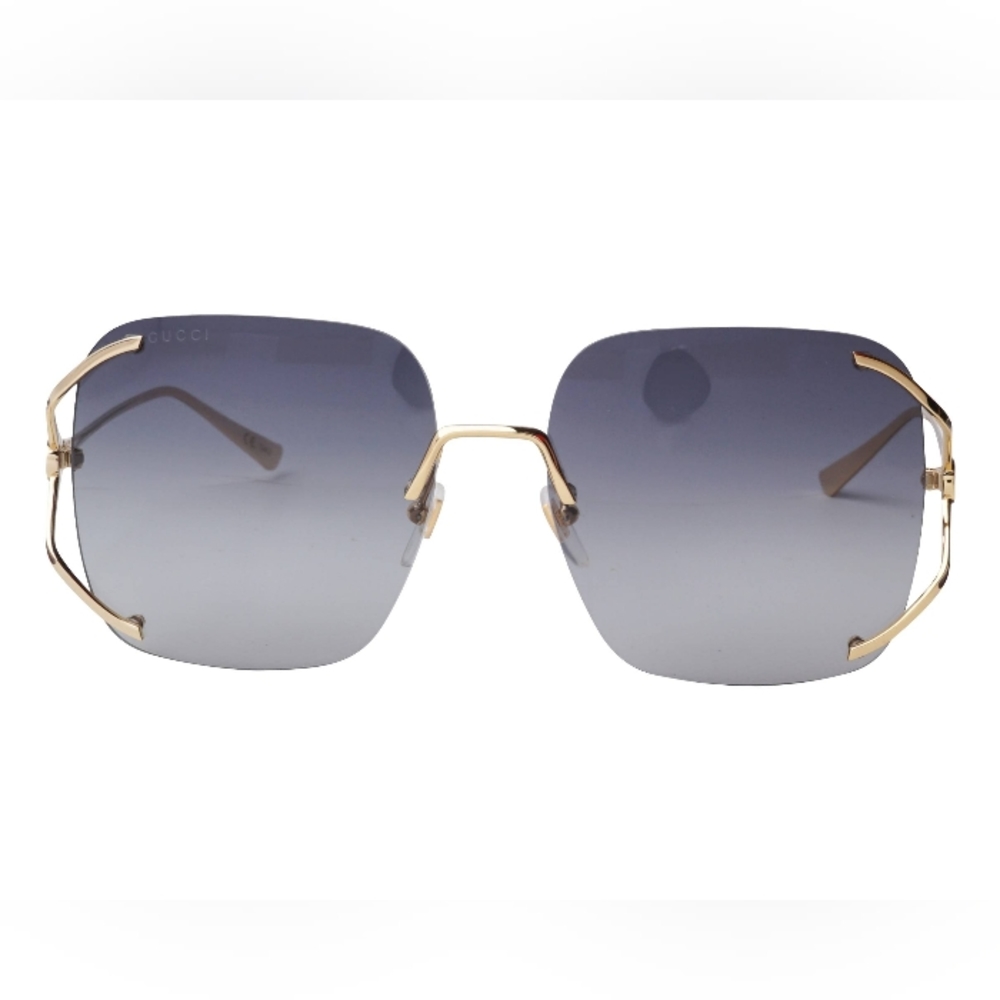 NEW WOMEN GUCCI SUNGLASSES GG0646S 001 SQUARE GUCCI EYEWEAR - Picture 7 of 10